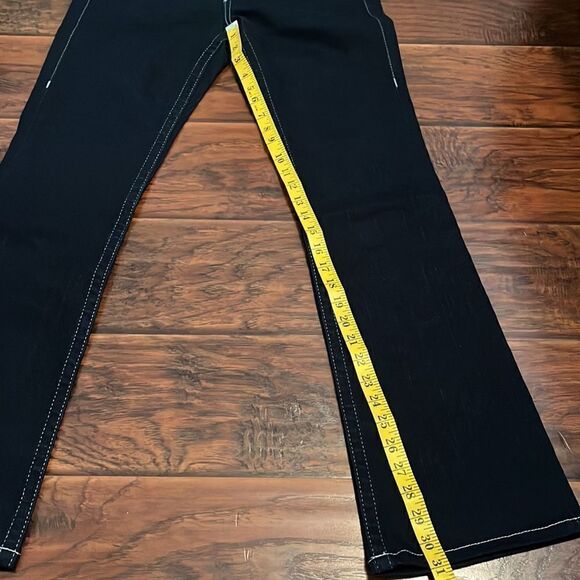 True Religion Silver Embellished Blue Denim Jeans Boho Feminine Casual - Picture 4 of 12